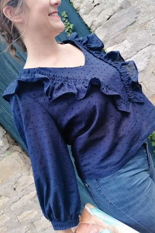 Pattern Hack alert: Sandra from @sandra.mkh and her #Norma blouse